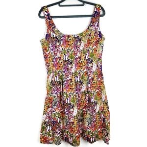 Nine West | Watercolor Mini Floral Abstract Dress
